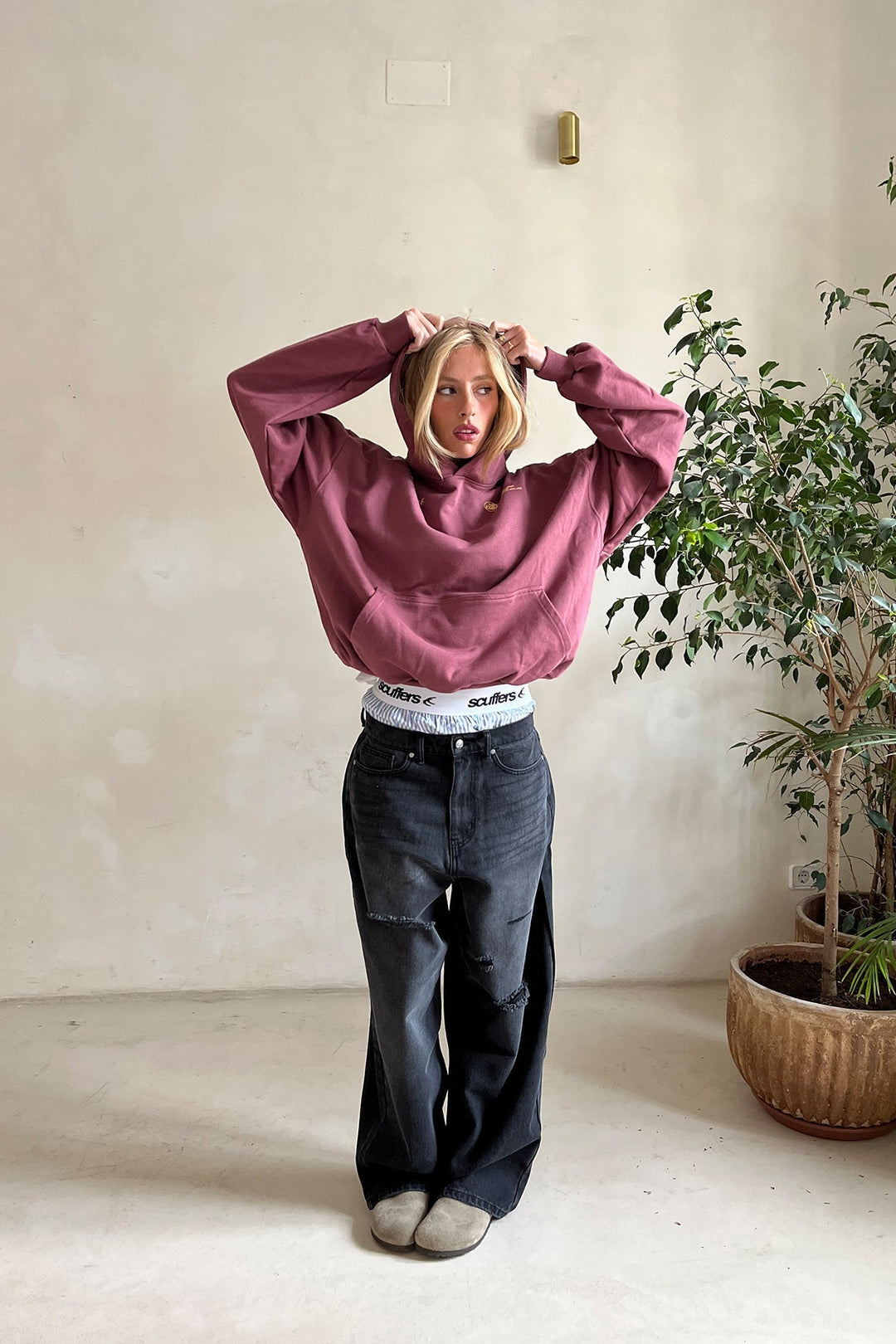 Unisex Hoodie With Kangaroo Front Pocket | Oversize